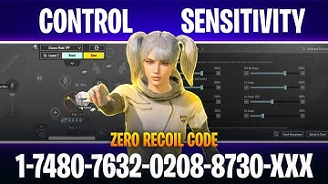 NEW UPDATE 3.7 🔥 BEST SENSITIVITY CODE + CONTROL SETTINGS BGMI || BGMI / PUBG MOBILE