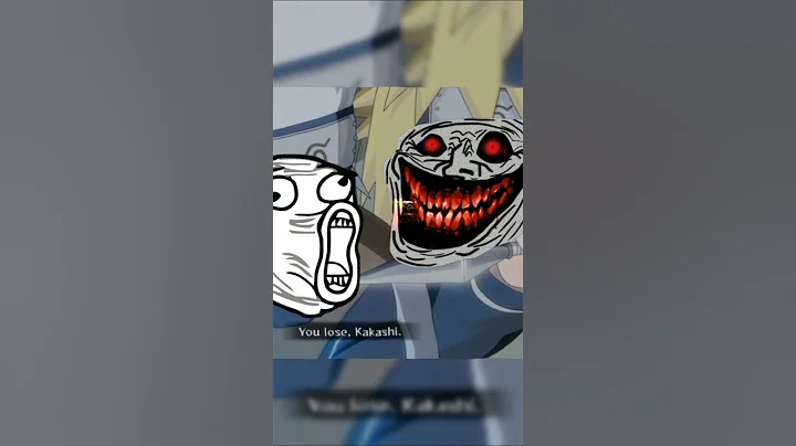 Minato troll face edit 💀 #anime #shortfeed #naruto
