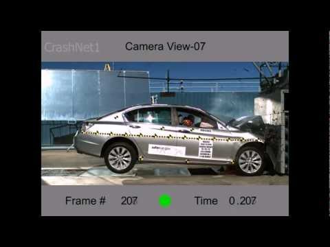 Honda Accord Sedan | 2013 | Frontal Crash Test | NHTSA | CrashNet1