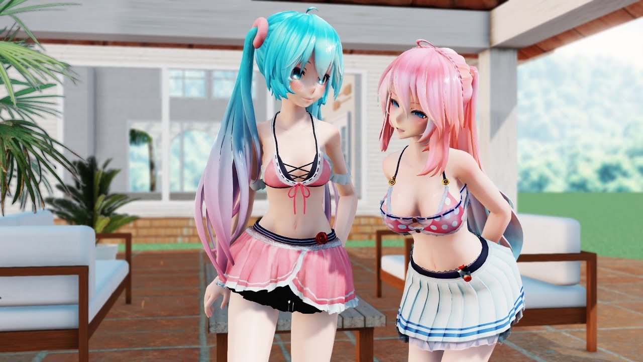 [MMD/K-pop] Red Velvet - Red Flavor / 레드벨벳 '빨간 맛 [TDA SSR Swimsuit Luka and Miku] [HD/60FPS]