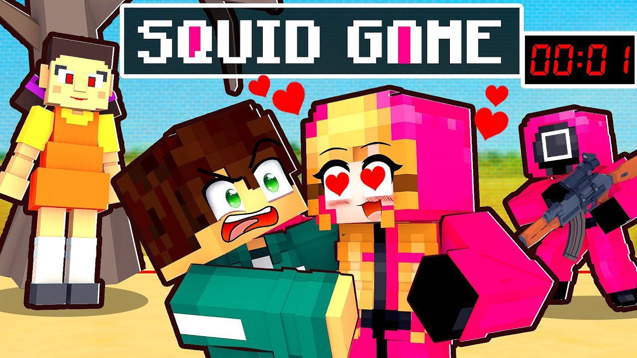 A GAROTA SOLDADO ROSA está APAIXONADA pelo GUIHH no Minecraft