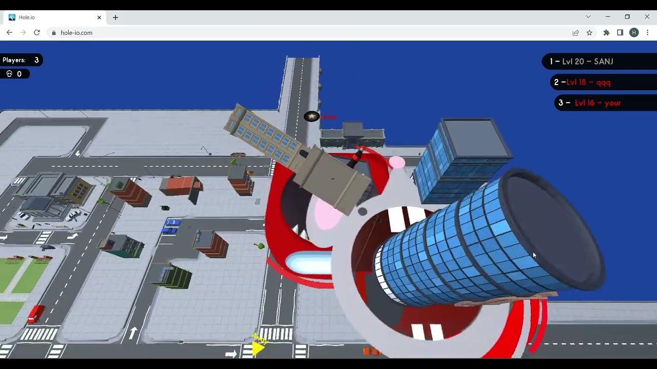 Hole.io simple fun multiplayer game Intro / Walkthrough