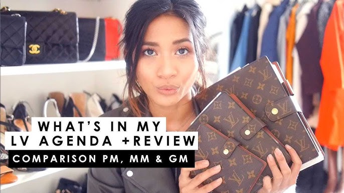 LV LOUIS VUITTON SMALL PM AGENDA -Unboxing, Set Up - Which bags will it fit  in?