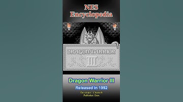 Dragon Warrior III - Released 1992 - NES Encyclopedia #NESencyclopedia #nes #retrogaming #retro