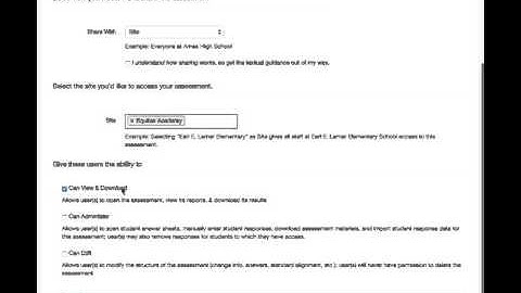 Sharing Assessments in Illuminate