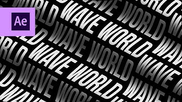 Kinetic Wave Typography in After Effects | Tutorial #7