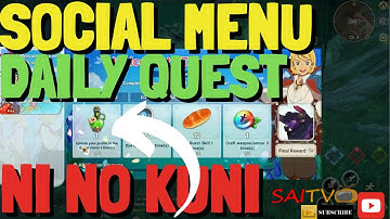 UPDATE YOUR PROFILE IN THE SOCIAL MENU 1 TIME ON NI NO KUNI : CROSS WORLDS |NFT GAME| DESKTOPVERSION