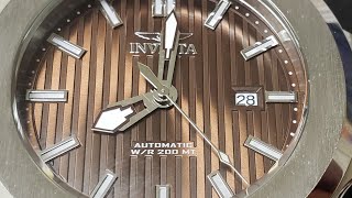 INVICTA WATCH SHOW & TELL | AKULA PRESTIGE AUTOMATIC ALL STAINLESS STEEL BROWN DIAL