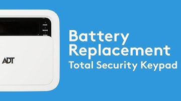 How to Change Your Total Security (TS) Keypad Battery | ADT