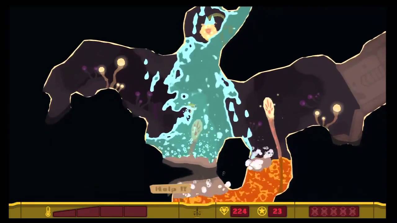 Pixeljunk Shooter 2 Spoiler 火蛾の深潭