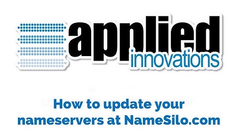 How to update your nameservers at NameSilo.com