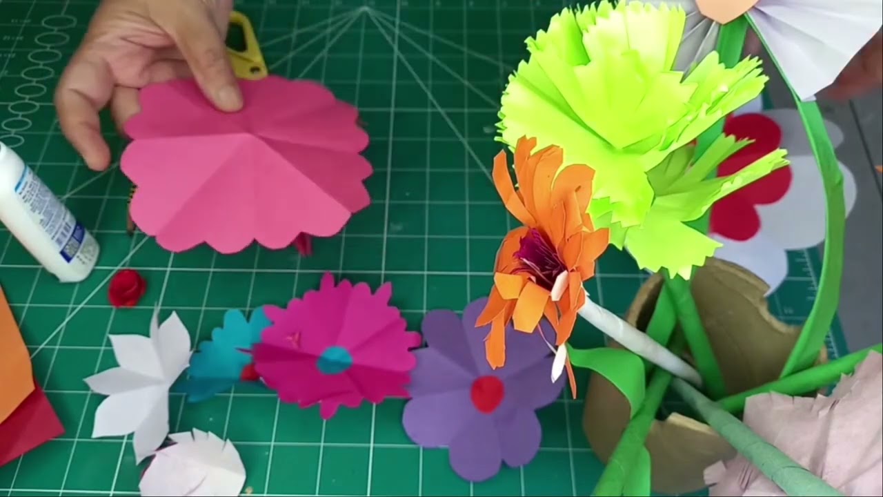 Flower Making for Kids 🌸 | Fun & Easy Paper Craft | Creative Kids Activity