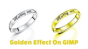 Golden Effect Tutorial in GIMP