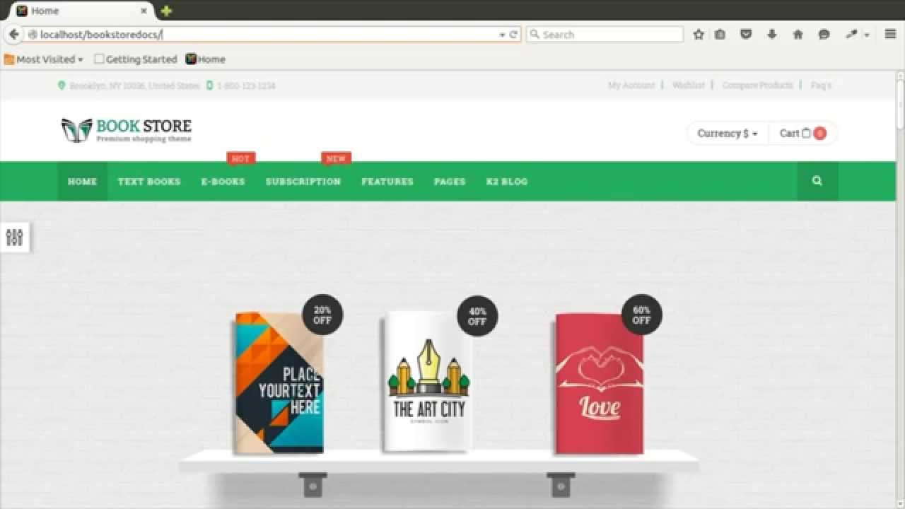 how to set up ebook subscription in joomla bookstore template book store template