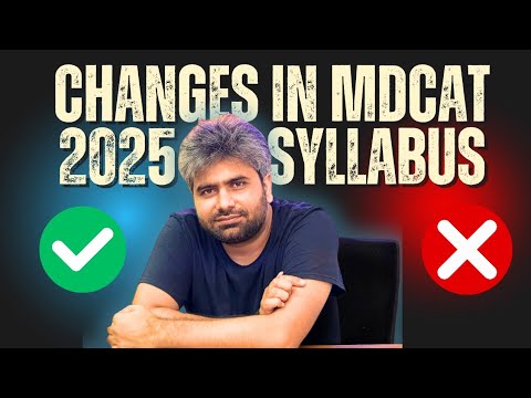 Changes in MDCAT 2025 Syllabus - YouTube