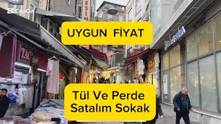 Eminönü’nde Tül ve Perde Cenneti! En Ucuz Fiyatlar Bu Sokakta!