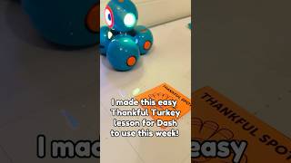 Thankful Turkey Thanksgiving Lesson for Dash robot for kids