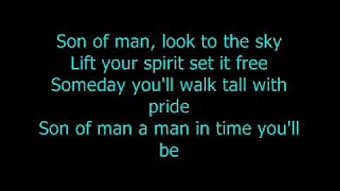 Phil Collins - Son Of Man with Lyrics