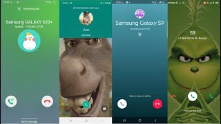 Incoming Call Samsung Galaxy s22 ultra Screen Video