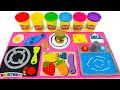 Play Doh Toy Kitchen Cooking  Making Fruit Vegetables and Foods with Play Doh