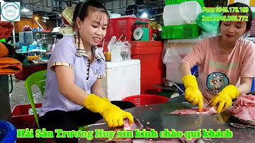Nạo chả cá thác lác | Chợ Đầu Mối Bình Điền | Hàng nguyên chất cực ngon | Hải sản Trương Huy