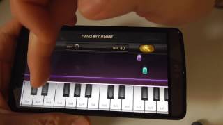 Play Piano on your Smartphone (Basic tutorial, Android) screenshot 3