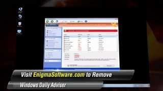 How To Detect and Remove Windows Daily Adviser Rogue AntiSpyware App screenshot 2