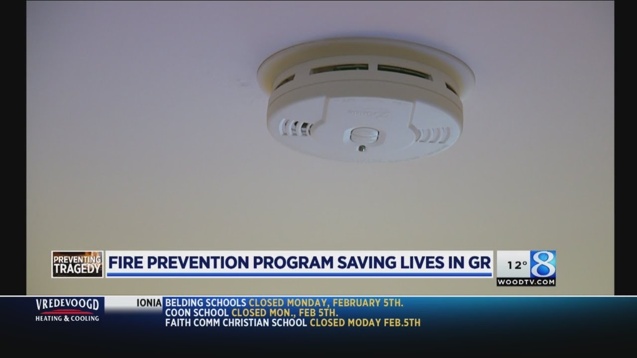 GRFD nearing 50,000th smoke detector install - YouTube