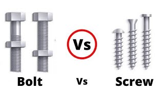 Difference between Bolt and Screw- Mechanical Engineering