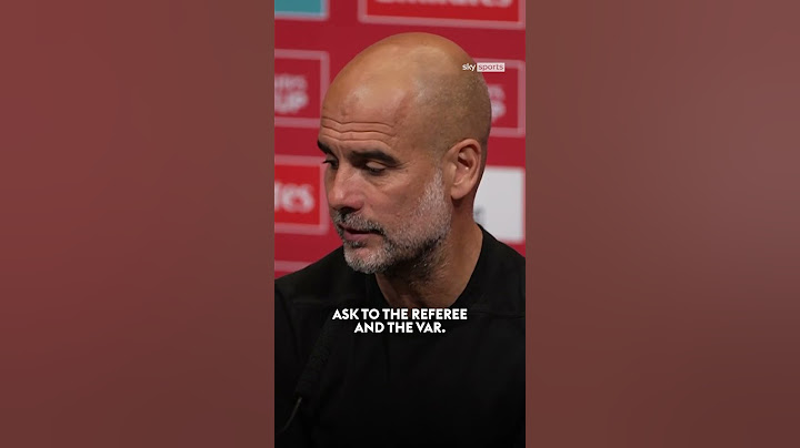 "Ask the referee" | Pep Guardiola on the Dean Henderson handball incident