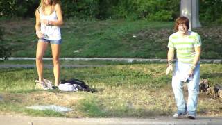 Stephen Jerzak & His friend Do Backflips