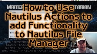 How to Use Nautilus Actions to add Functionality to Nautilus File Manager screenshot 4