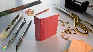 Hard Cover Diary Making | Full Manual Process Of Hand Made Small Book | Mini Book Binding 460 Pages