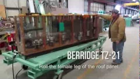 Berridge TZ-21 Tapered Zee-Lock Portable Roll Former