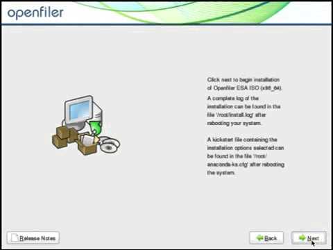 How to install Openfiler Step By Step Full - YouTube