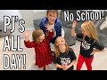 What To Do When There's NO SCHOOL! | Spending All Day in our Pajamas