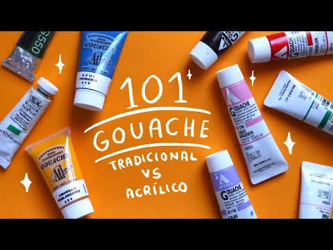 Video: ¿Es mejor el gouache que el acrílico?