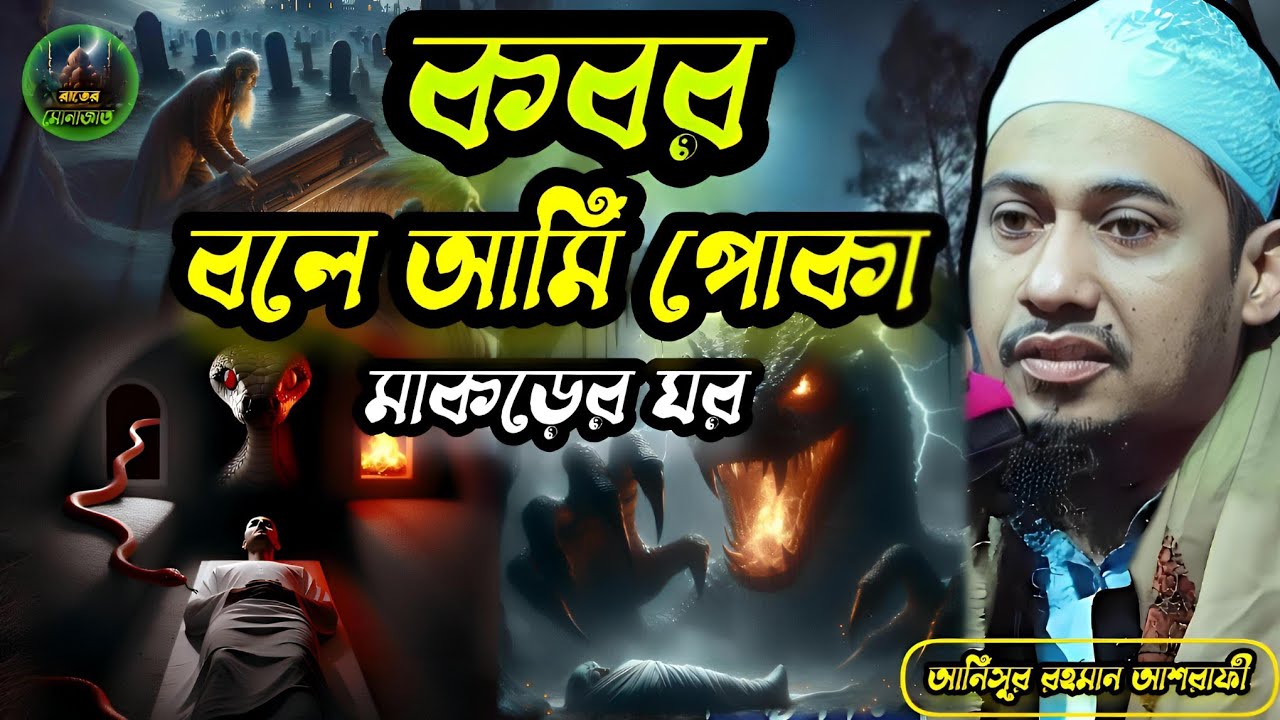 কবর বলে আমি পোকা মাকড়ের ঘর। আনিসুর রহমান আশরাফী। Anisur Rahman Ashrafi 