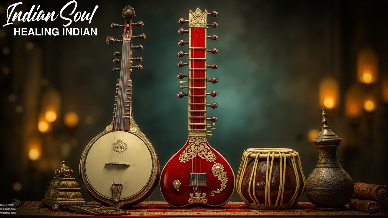 Индийская музыка души - Медитативный чиллаут и ситар для глубокого внутреннего покоя~~