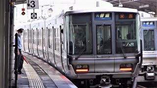 JR西日本 223系2000番台 J12編成 普通 米原行き 膳所駅 石山駅  20210730