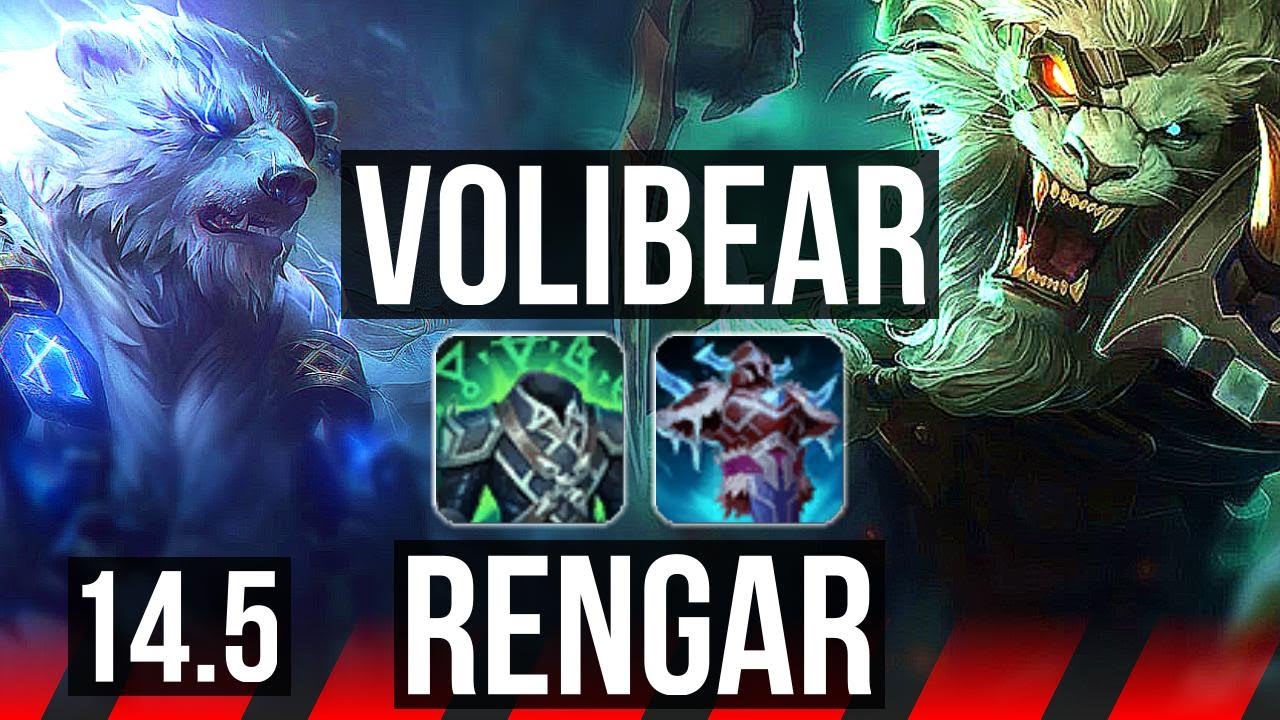 VOLIBEAR Vs RENGAR TOP 10 3 14 500 Games Rank 14 Voli KR volibear-vs-rengar-top-10-3-14-500-games-rank-14-voli-kr