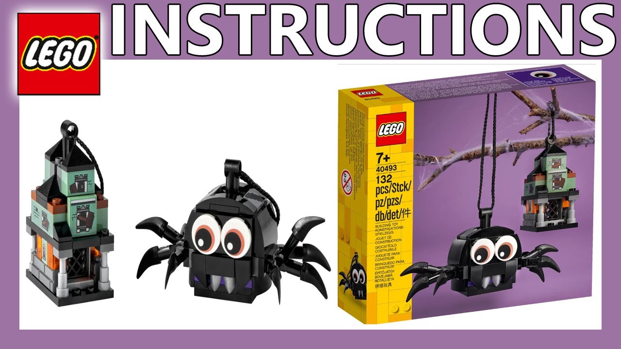 LEGO Instructions | Spider & Haunted House Pack | 40493 | LEGO 2021