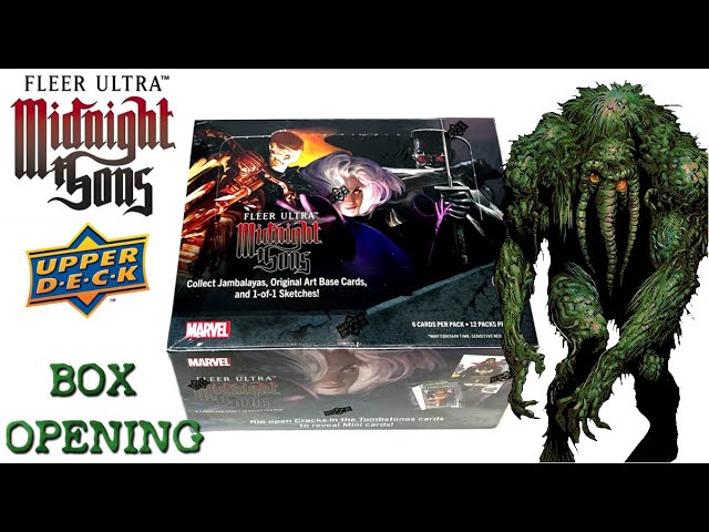 Fleer Ultra Midnight Sons - Box Opening #1 - YouTube