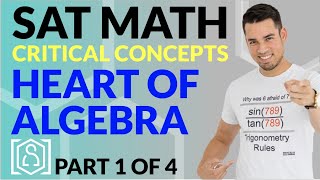 SAT Math: Critical Concepts for an 800  Heart of Algebra (Part 1 of 4)