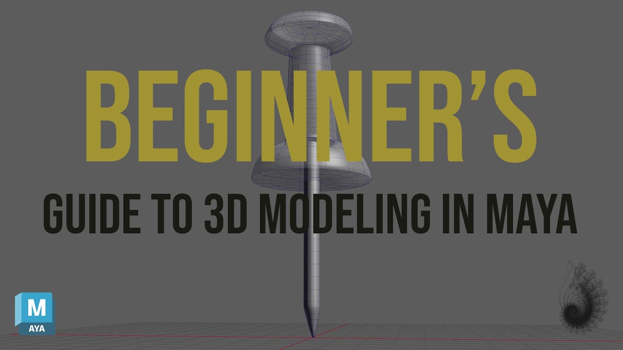 Beginner's Guide to 3D Modeling in Maya - YouTube