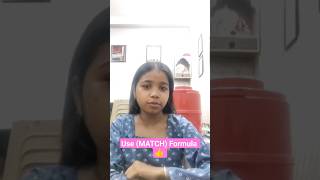 Use MATCH Formula 😱 #excel #exceltips #exceltricks #ytshorts #youtubeshorts #computerzone #computer