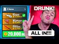 Drunk ALL IN Pays $20,000?!