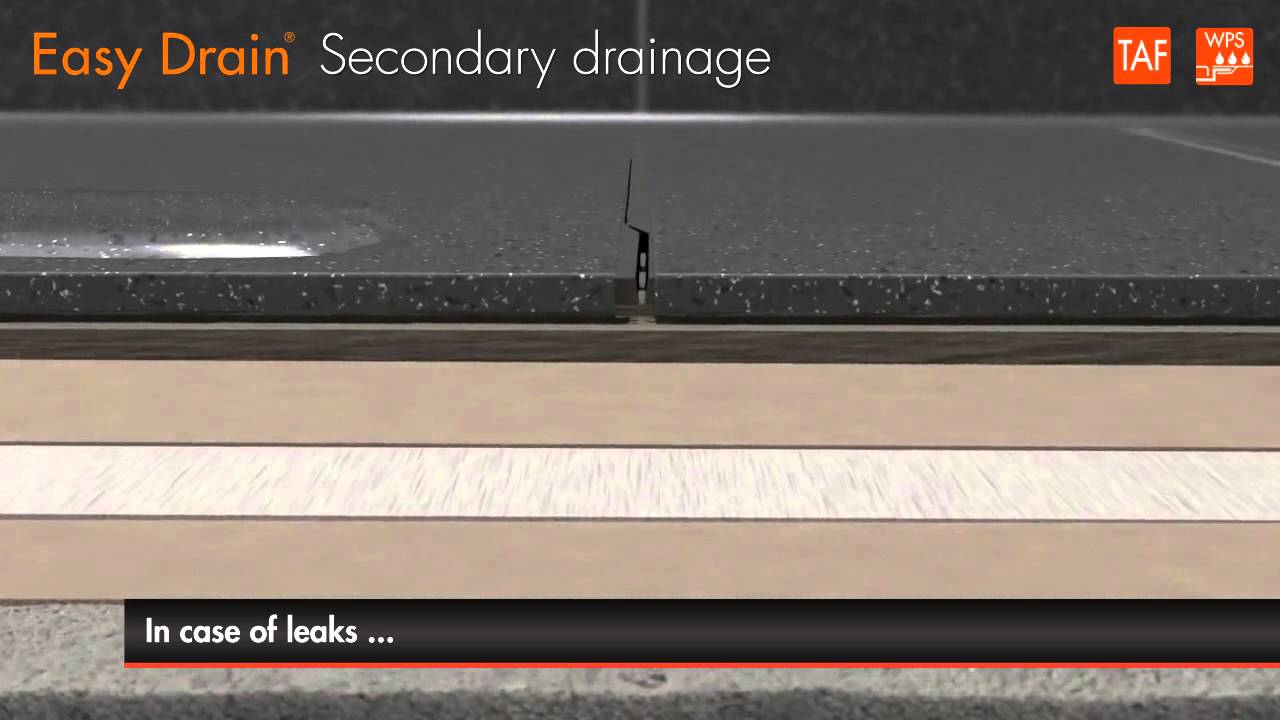 Shower drainage – Easy Drain Secondary Water Drainage (English)