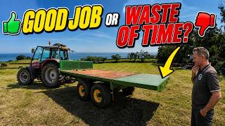 BALE EXTENSION FINALLY COMPLETE.  A GOOD JOB OR A WASTE OF TIME?