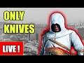 Can I Beat Assassin's Creed 1 With only Knives ? Part 2 - LIVE!